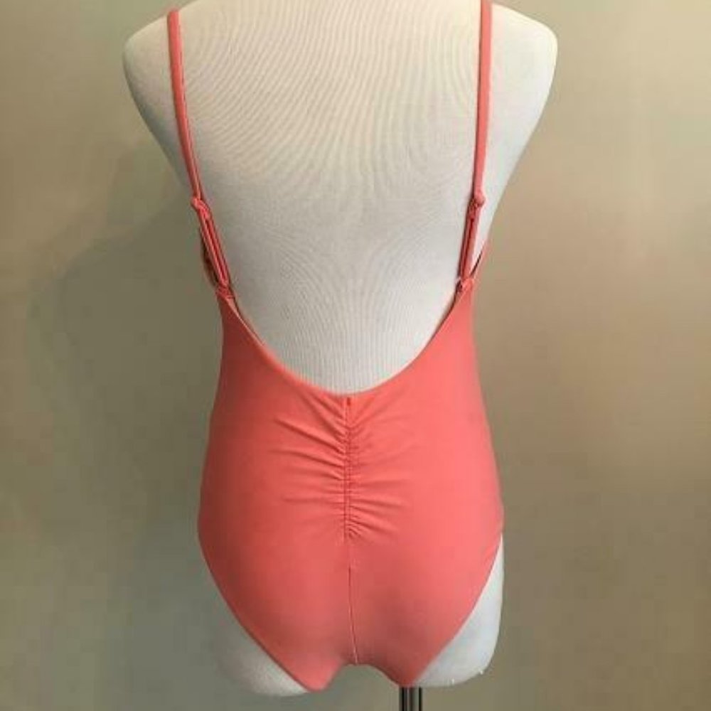 J.Crew $110 Ruched Back One-Piece Swimsuit H8250 - Picture 2 of 5
